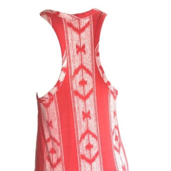 J. Crew Factory Dress Orange White Sleeveless Maxi S - Picture 2 of 6